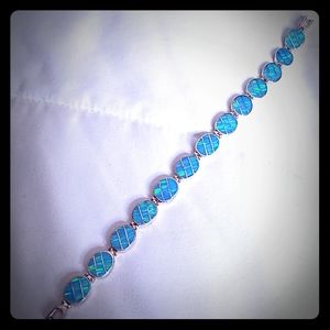 Native American Vintage Zuni Opal Bracelet